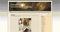 Desktop Screenshot of enunseulesprit.org